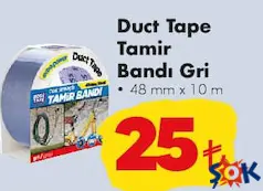 BOSS TAPE DUCT TAPE TAMİR BANDI 48 MM X 10 M BOSS TAPE DUCT TAPE TAMİR BANDI 48 MM X 10 M